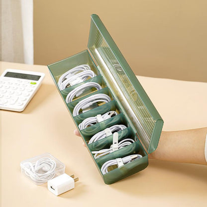 When Your Cables Are Not In Use, Sleek Transparent Cable Storage Box