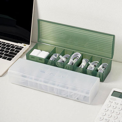 When Your Cables Are Not In Use, Sleek Transparent Cable Storage Box