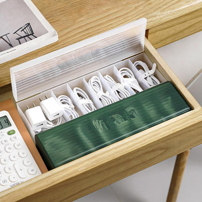 When Your Cables Are Not In Use, Sleek Transparent Cable Storage Box